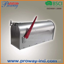 Large Capacity Galvanized Steel Post-Mount Mailbox